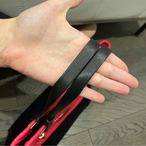 Furla black and hot pink bag - Picture 4 of 5